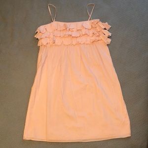 J. Crew | Pale Pink Flutter Dress